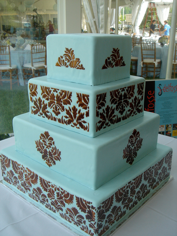 Orlando, FL 4 tiered wedding cake design phillips fairy tale weddings