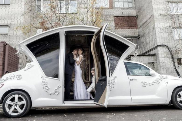 Cleveland, OH exotic wedding limo rent phillips fairy tale weddings