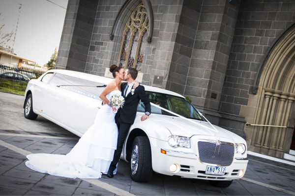 Charlotte, NC wedding car rental couple phillips fairy tale weddings 