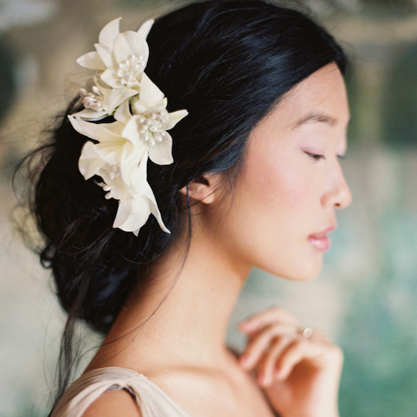 Boston, MA asian wedding hair style phillips fairy tale weddings 