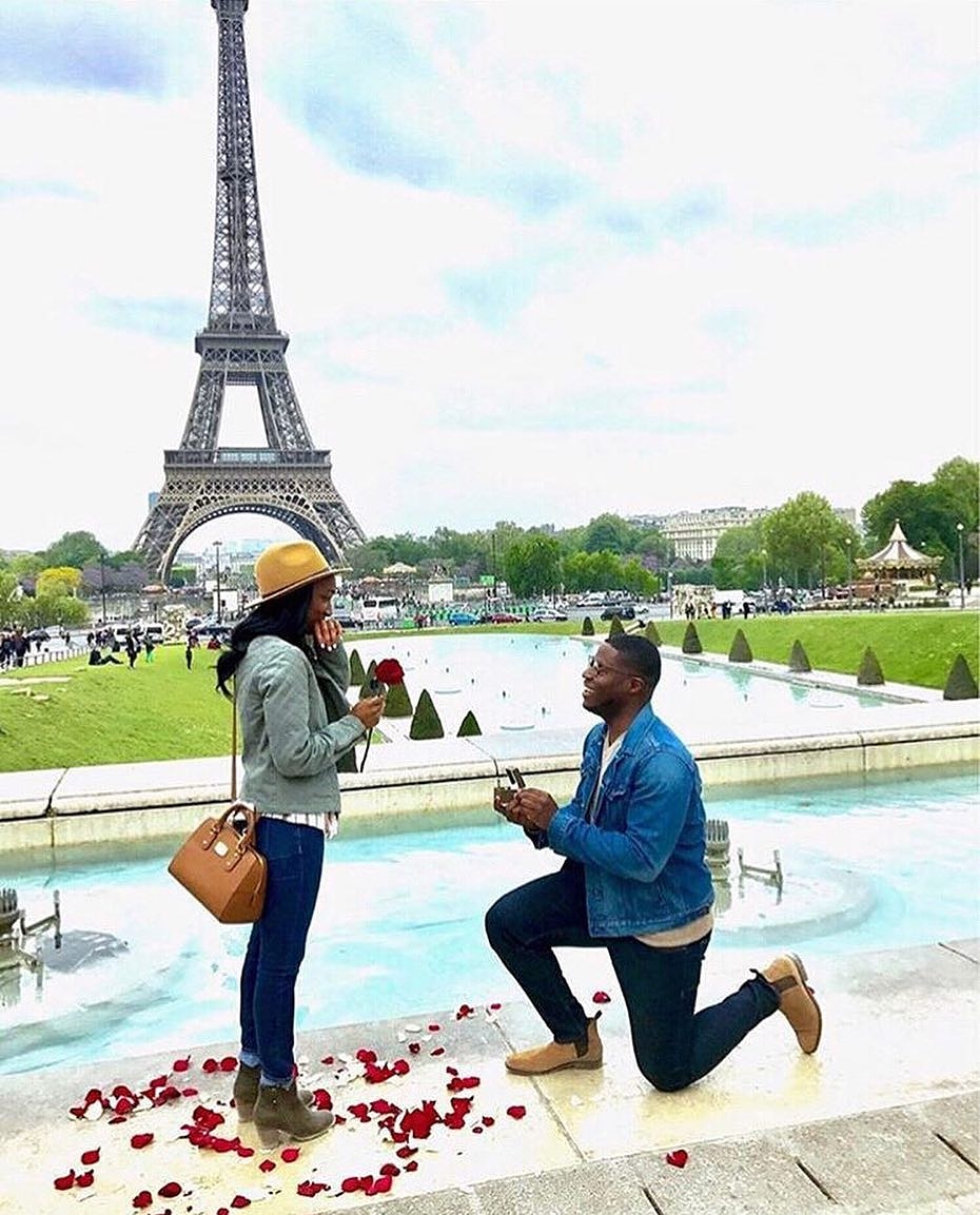 Groom’s Paris Proposal Surprise