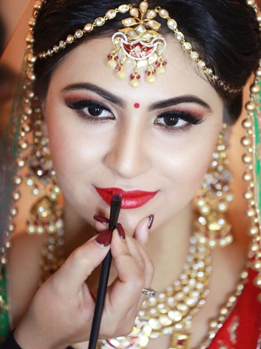 Washington, DC indian wedding makeup hair phillips fairy tale weddings